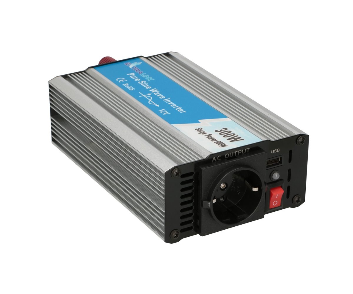 Automobilski pretvarač napona EXTRALINK OPIP-300W (12V, 300W, čisti sinus)-8
