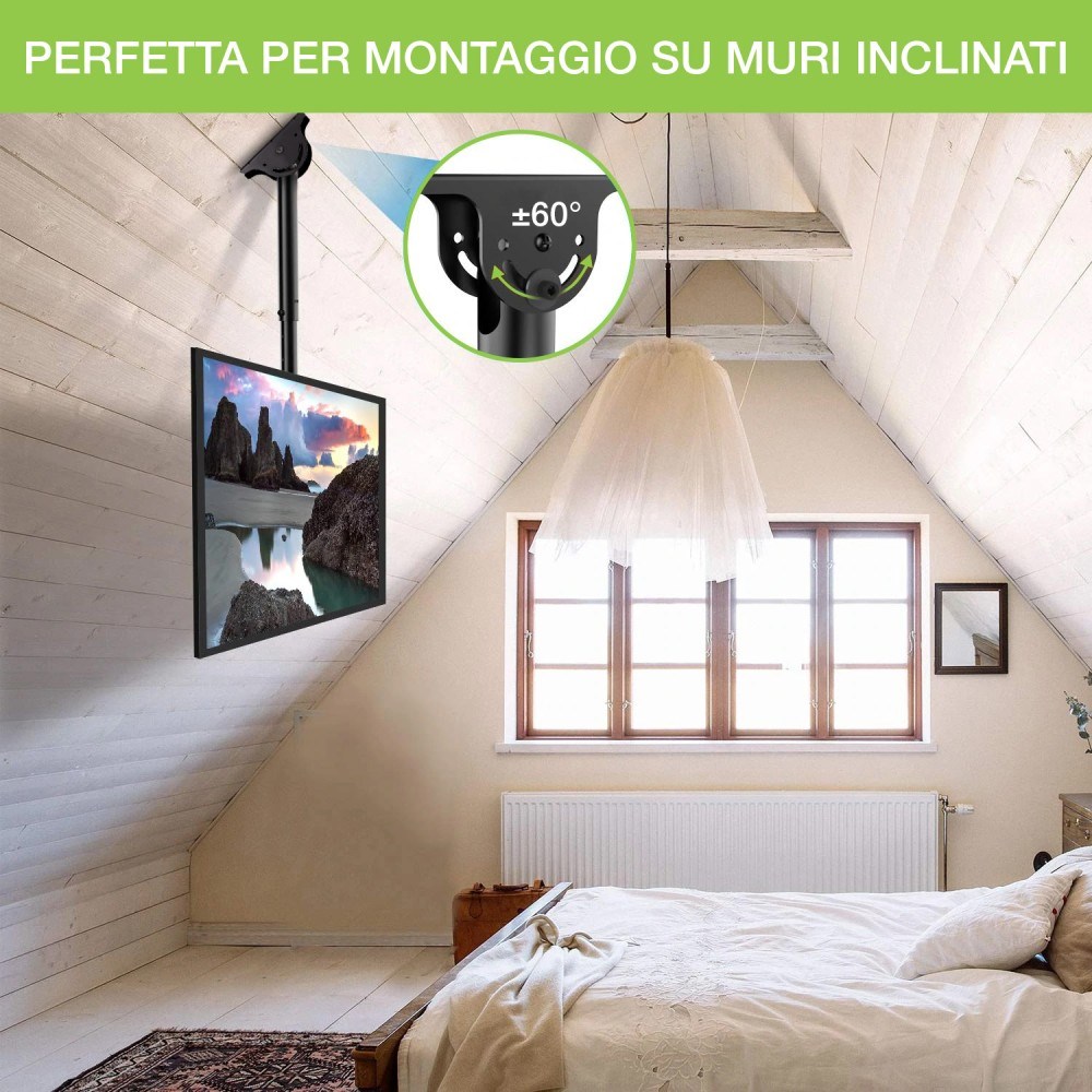 Stropni nosač za TV TECHLY ICA-CPLB 101, 23"-42", do 50kg, podesiv-9