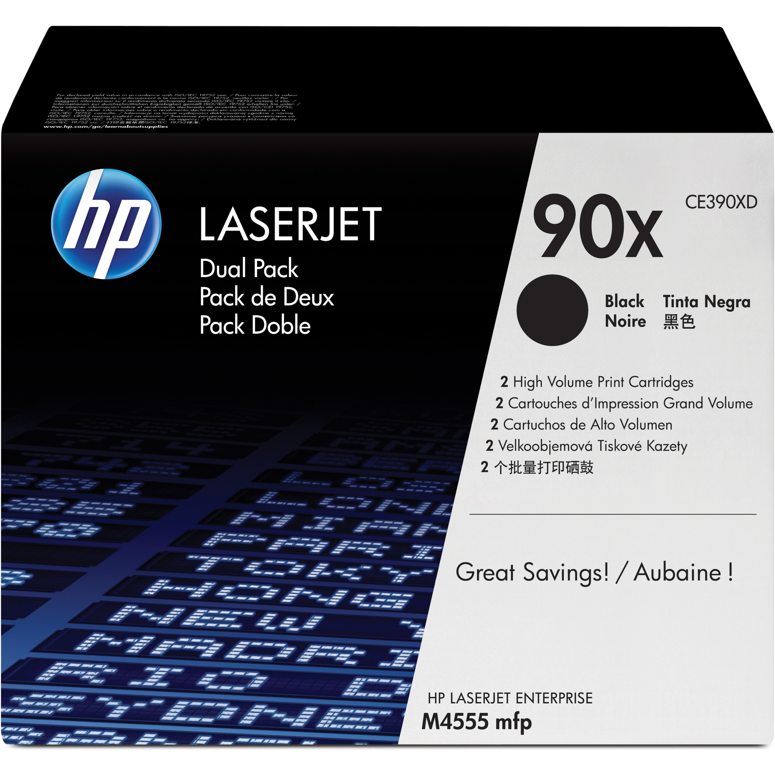 Toner HP 90X 2-pack High Yield crna boja