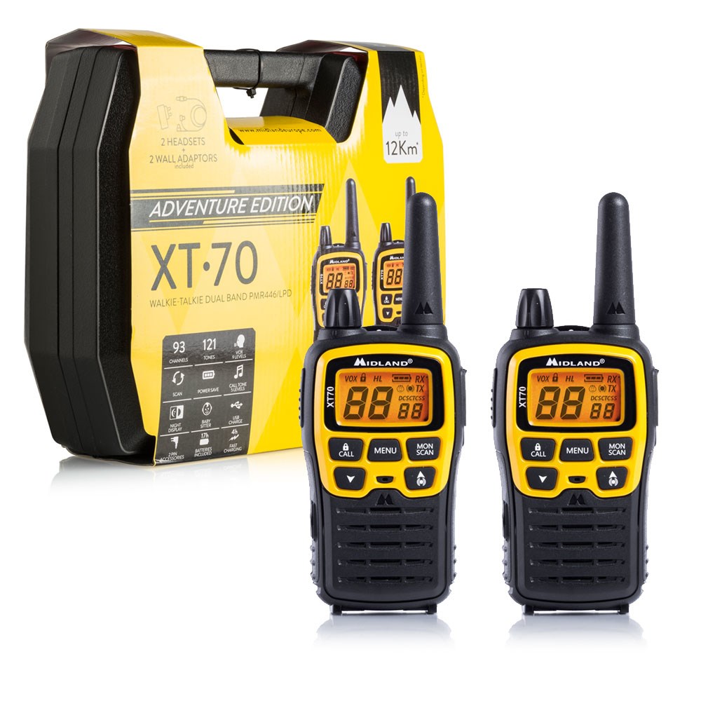 Ručni radio uređaj MIDLAND XT70 (8011869197215)