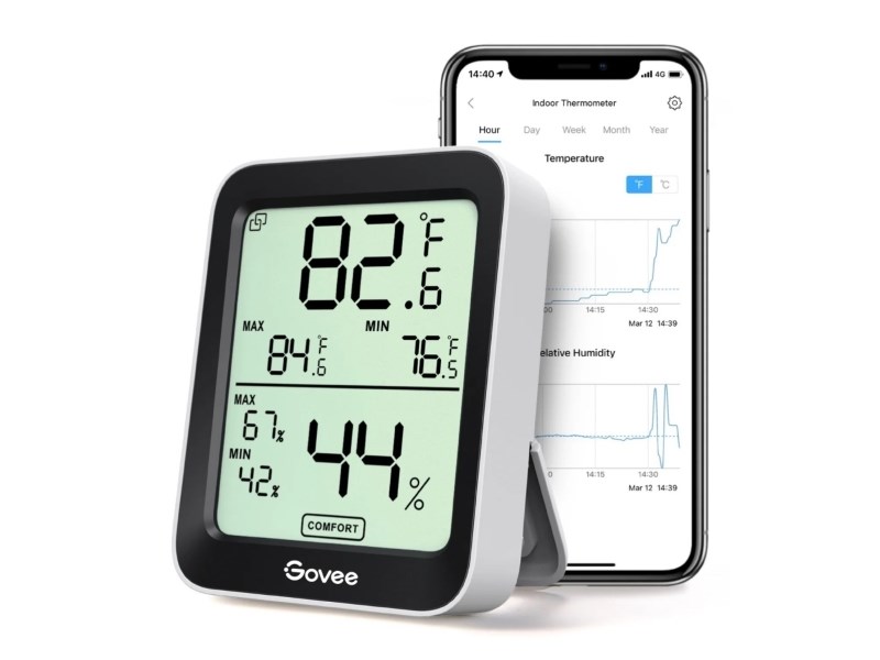 Govee H5075 | Thermometer & Hygrometer | Bluetooth, Display-4