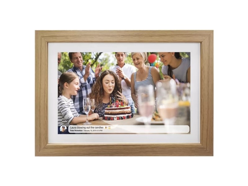 Fotookvir Denver FRAMEO 10.1" 16GB (svijetlo drvo, 16GB memorije)-5