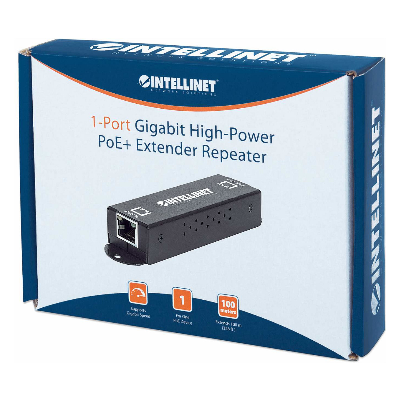 PoE+ Extender INTELLINET Gigabit High-Power Repeater (IEEE 802.3at/af, metalno kućište)-8