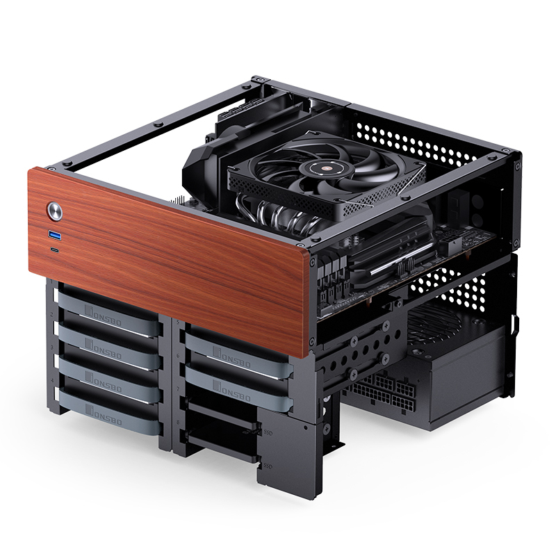 Jonsbo N4 NAS Enclosure - black-22