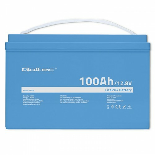Baterija QOLTEC LiFePO4 12.8V 100Ah (1280Wh)-4