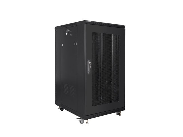 Mrežni ormar LANBERG FF01-6822-12B (19", 22U, 600x800, samostojeći, perforirana vrata)-3