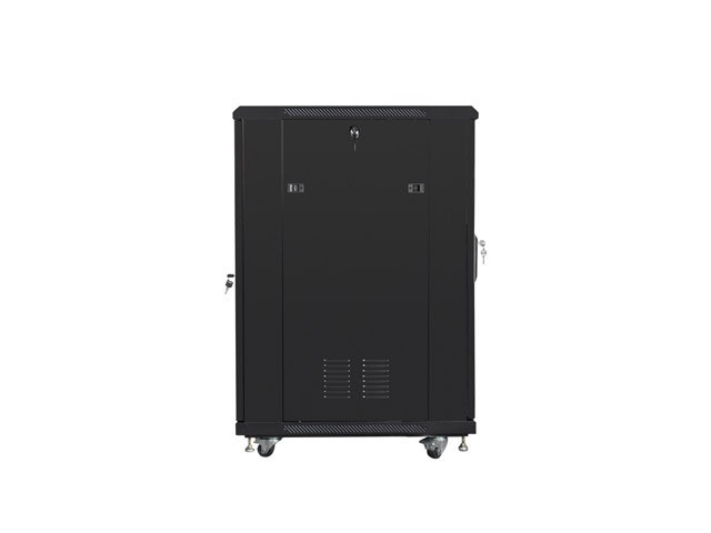 Mrežni ormar LANBERG FF01-6822-12B (19", 22U, 600x800, samostojeći, perforirana vrata)-1