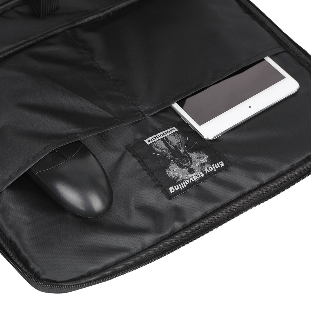 Laptop MODECOM 15.6'' laptop backpack BOSTON (maksimalna veličina ekrana 39.6 cm, materijal poliester, boja crna)-3