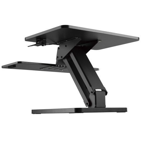 Stalak za laptop i monitor MACLEAN MC-882 (10-15.6", do 8 kg, VESA, plinska opruga) crni-2
