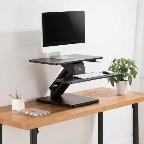 Stalak za laptop i monitor MACLEAN MC-882 (10-15.6", do 8 kg, VESA, plinska opruga) crni-6