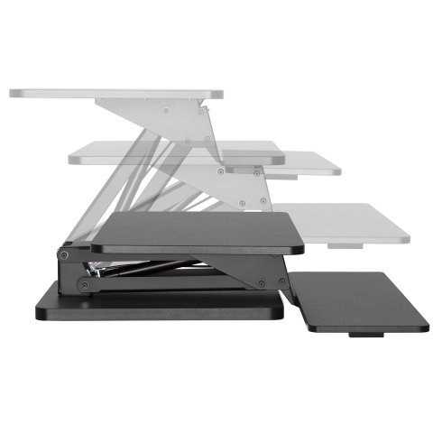 Stalak za laptop i monitor MACLEAN MC-882 (10-15.6", do 8 kg, VESA, plinska opruga) crni-3