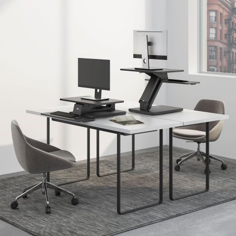 Stalak za laptop i monitor MACLEAN MC-882 (10-15.6", do 8 kg, VESA, plinska opruga) crni-7
