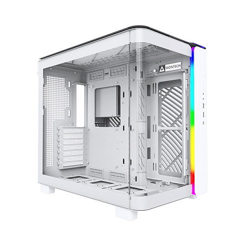 Kućište MONTECH KING 95 (Midi-Tower, Tempered Glass, ARGB, bijelo)-0