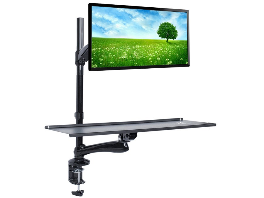 Stalak za monitor MACLEAN MC-681 (za ekrane 13"-27", nosivost do 9 kg, crna boja)-2