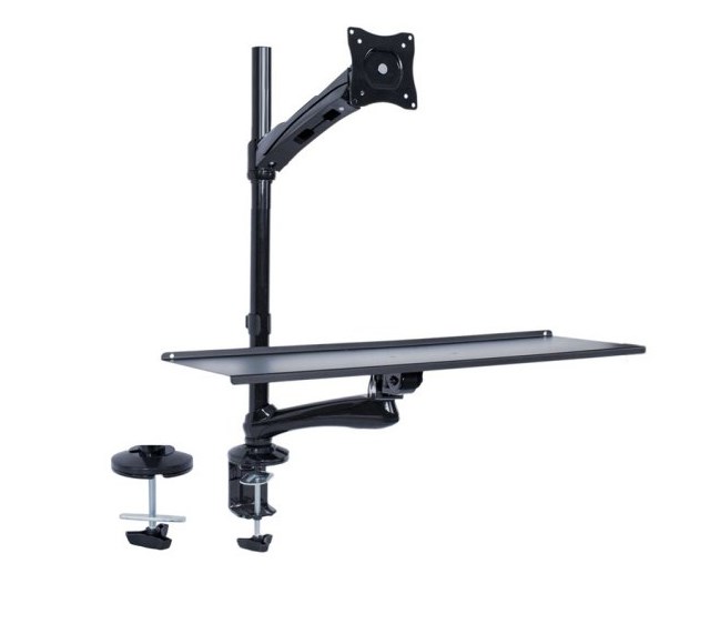Stalak za monitor MACLEAN MC-681 (za ekrane 13"-27", nosivost do 9 kg, crna boja)-1