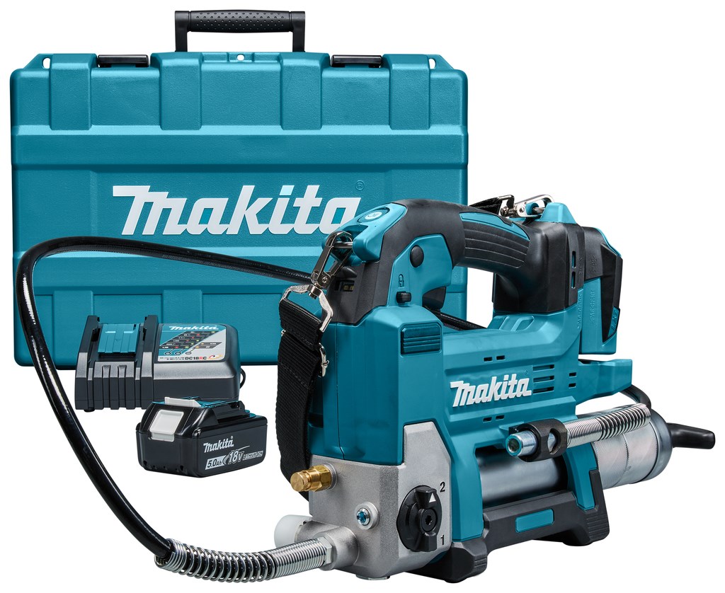 Akumulatorski tovotnik MAKITA DGP180RT 18V LXT (1x5.0Ah, 690 bar, kofer)-0