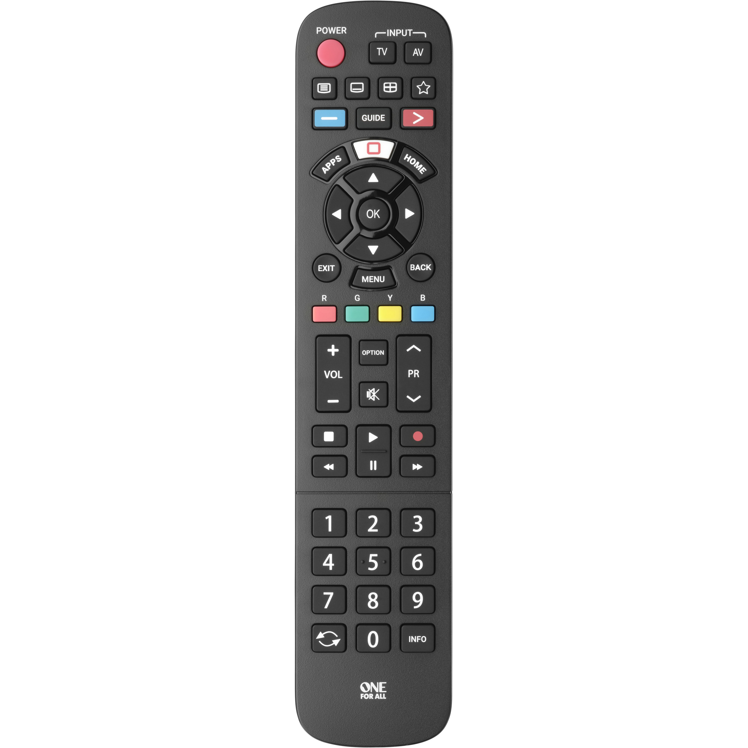Zamjenski daljinski upravljač ONE FOR ALL URC 1914 za Panasonic televizore