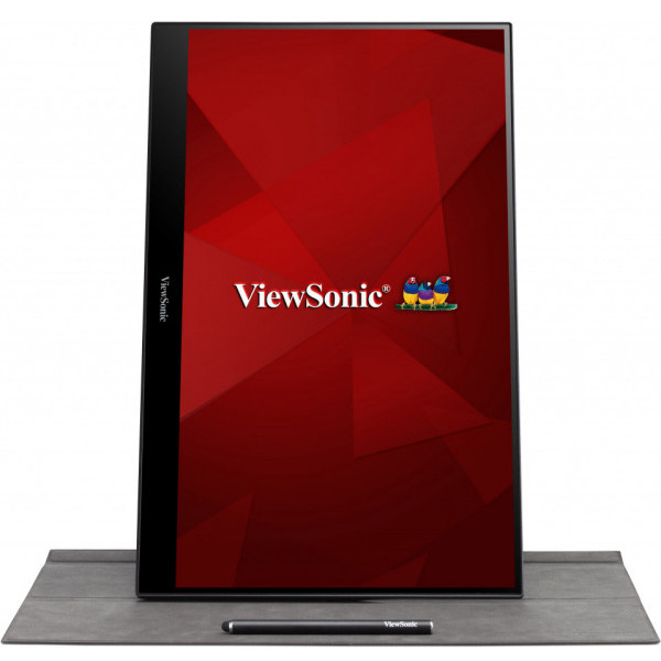 Monitor VIEWSONIC TD1655 39.6 cm (15.6") 1920 x 1080 pixels Full HD LED Touchscreen Multi-user Crna, Srebrna-1