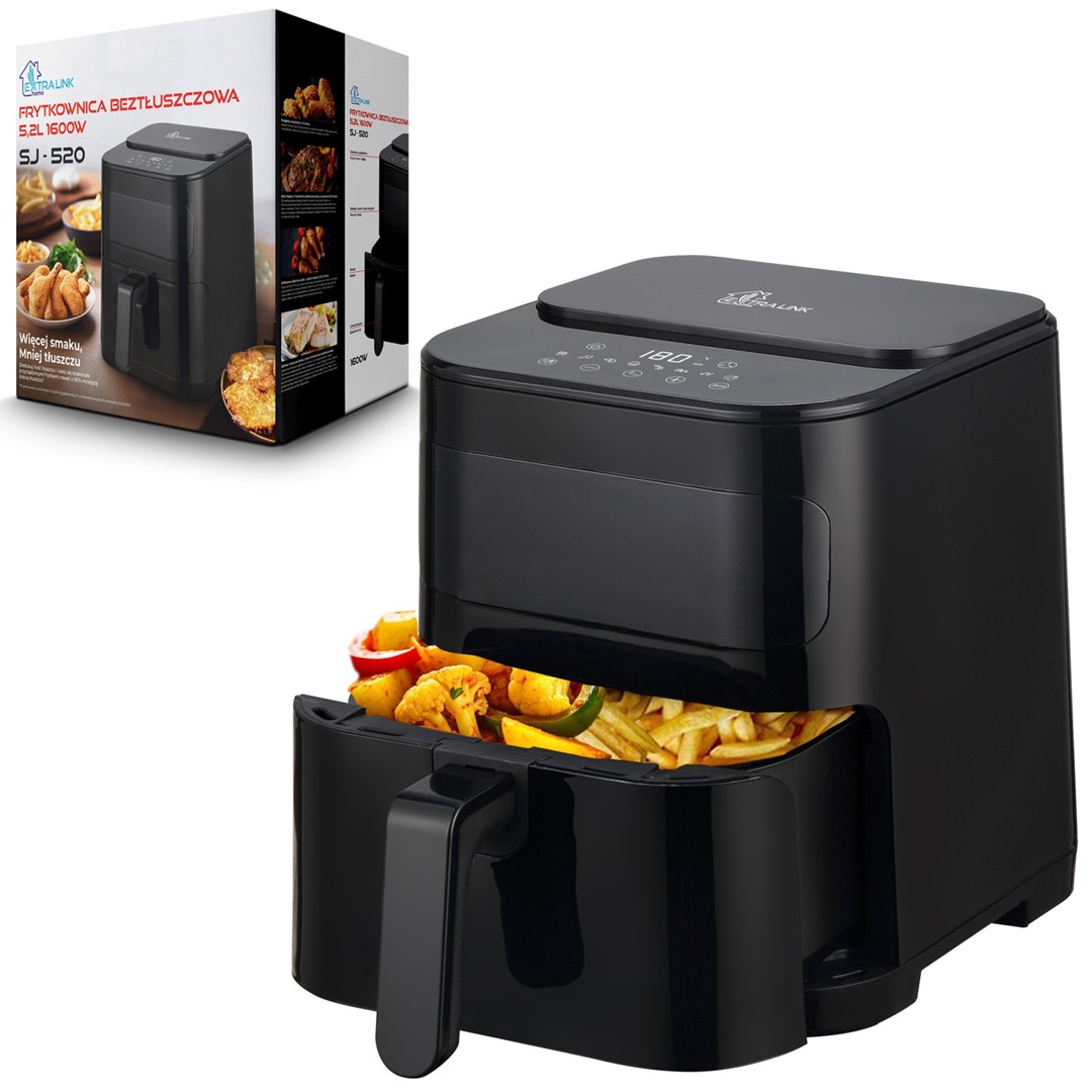 Extralink Home SJ-520 5.2L EU | Air Fryer | 5.2L-1