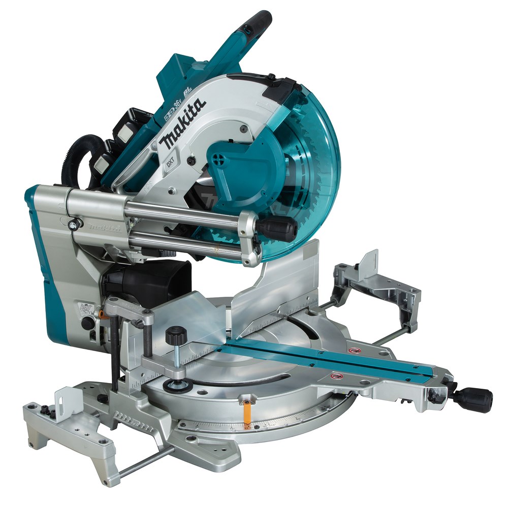 Kutna pila MAKITA DLS211ZU 2x18V LXT, 305 mm, BL motor