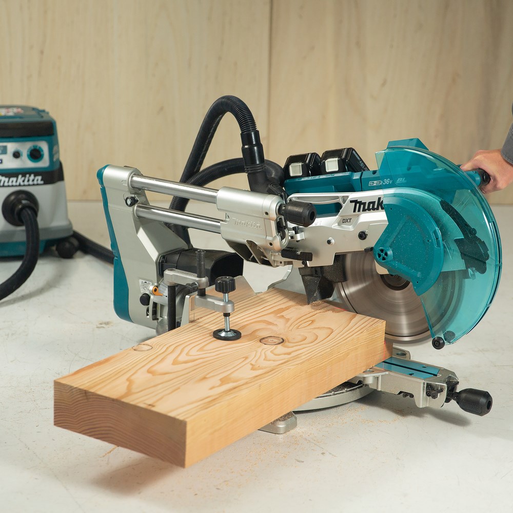 Kutna pila MAKITA DLS211ZU 2x18V LXT, 305 mm, BL motor-2