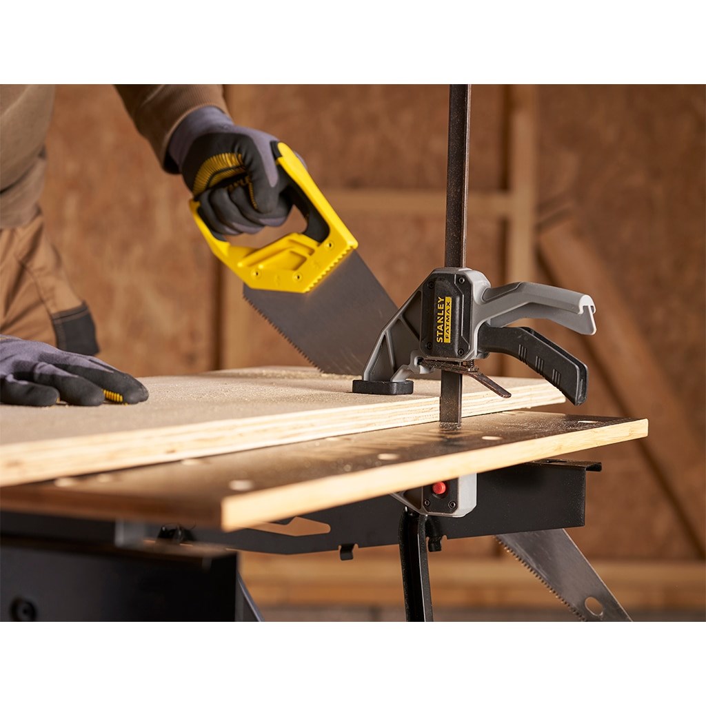 Radni stol Stanley 2-in-1 Premium (sklopiv, čelična konstrukcija, bambus, nosivost 250 kg, podesiva visina)-4