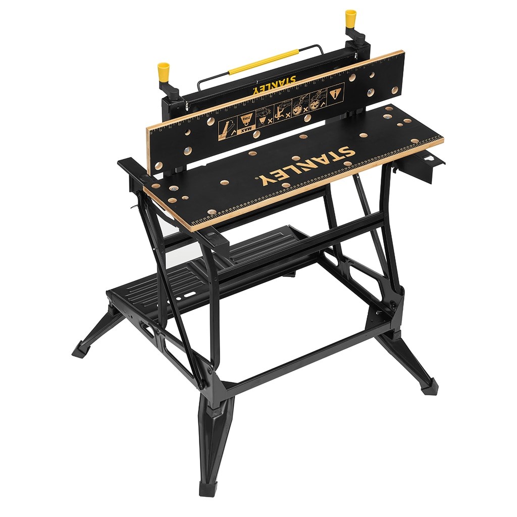 Radni stol Stanley 2-in-1 Premium (sklopiv, čelična konstrukcija, bambus, nosivost 250 kg, podesiva visina)