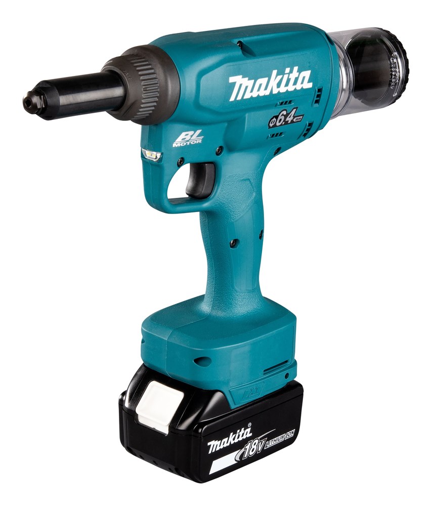 Akumulatorska nitarka MAKITA DRV250RFJ (18V, 2x3.0Ah, 20kN, 4.8-6.4mm, Makpac)