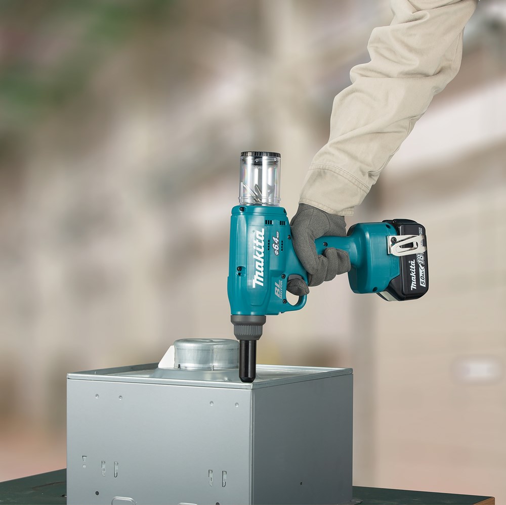 Akumulatorska nitarka MAKITA DRV250RFJ (18V, 2x3.0Ah, 20kN, 4.8-6.4mm, Makpac)-11