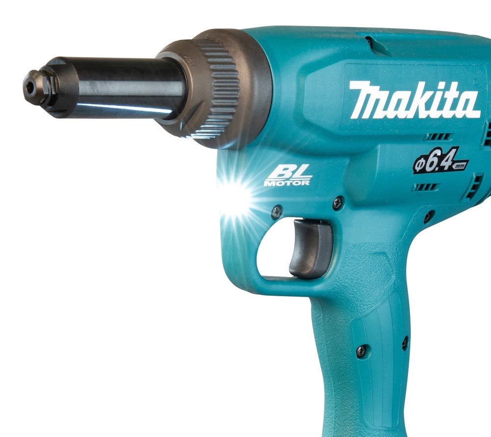 Akumulatorska nitarka MAKITA DRV250RFJ (18V, 2x3.0Ah, 20kN, 4.8-6.4mm, Makpac)-10