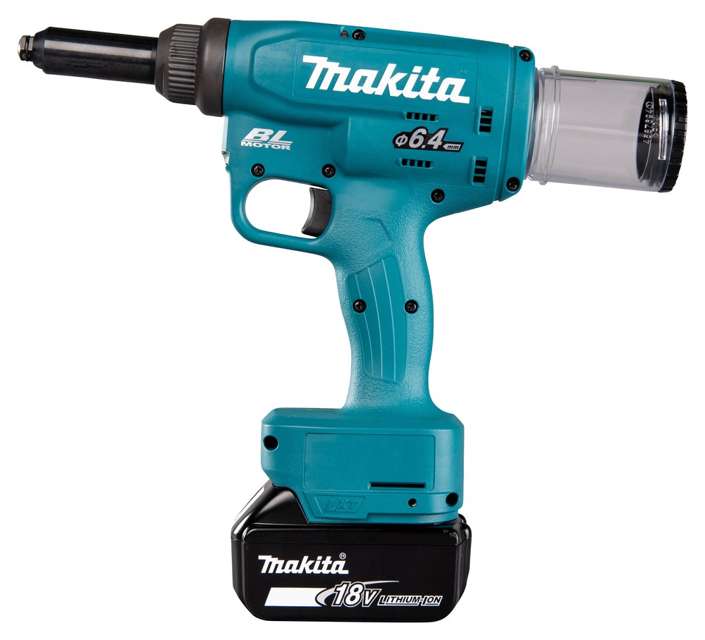 Akumulatorska nitarka MAKITA DRV250RFJ (18V, 2x3.0Ah, 20kN, 4.8-6.4mm, Makpac)-14