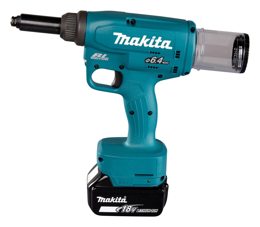 Akumulatorska nitarka MAKITA DRV250RFJ (18V, 2x3.0Ah, 20kN, 4.8-6.4mm, Makpac)-1