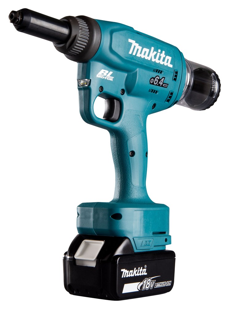 Akumulatorska nitarka MAKITA DRV250RFJ (18V, 2x3.0Ah, 20kN, 4.8-6.4mm, Makpac)-6
