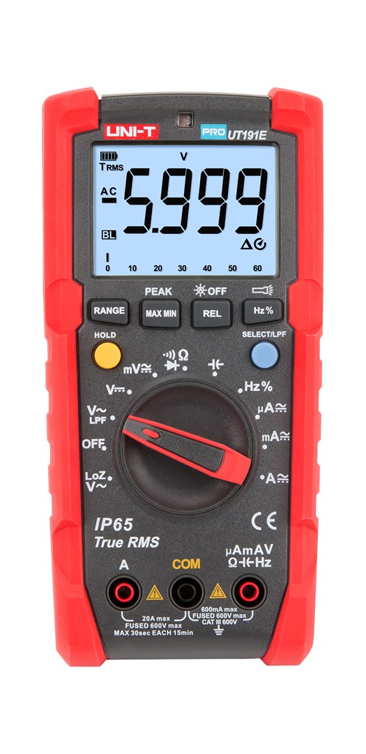 Profesionalni digitalni multimetar UNI-T UT191E (True RMS, IP65)