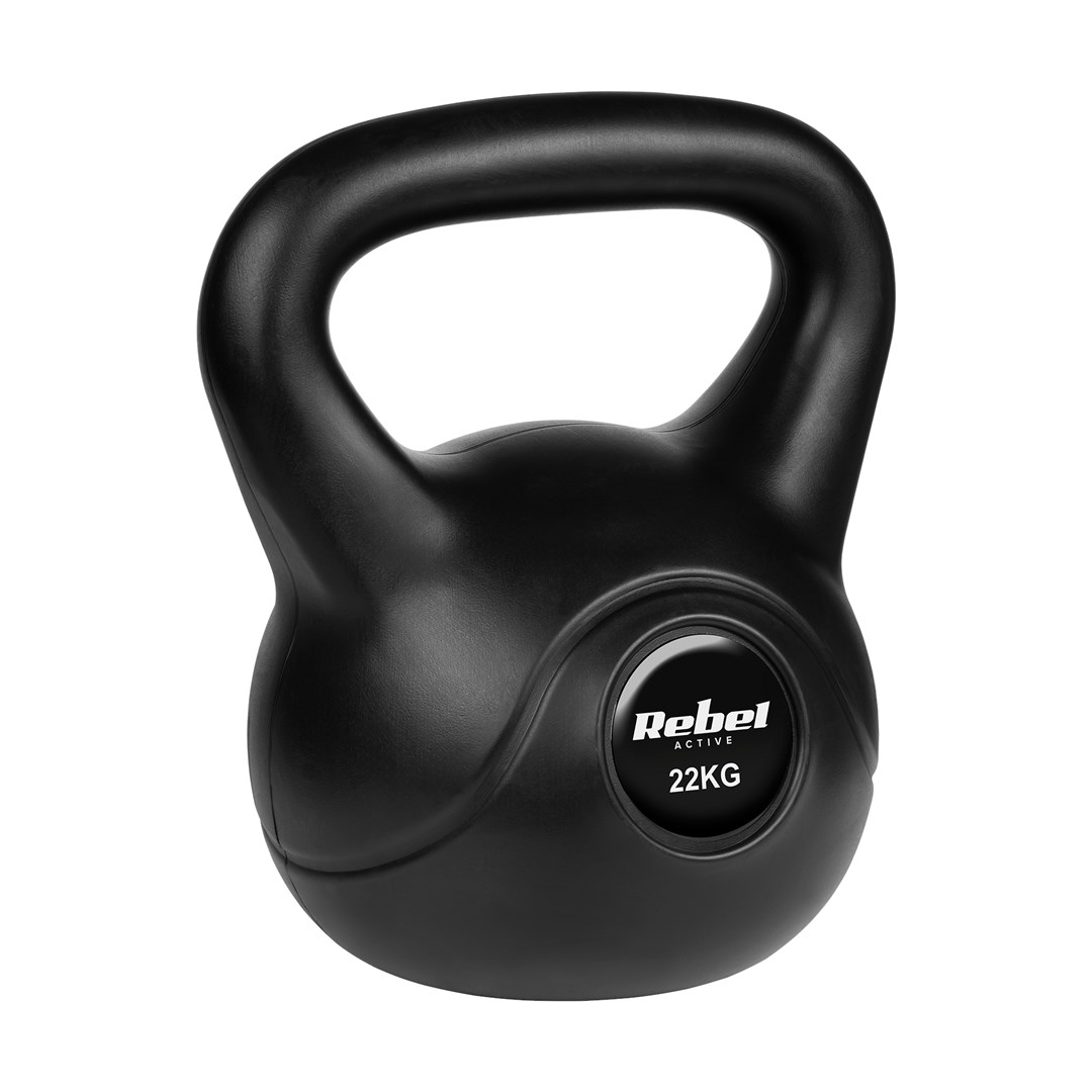Bitumen kettlebell 22 kg REBEL ACTIVE-0