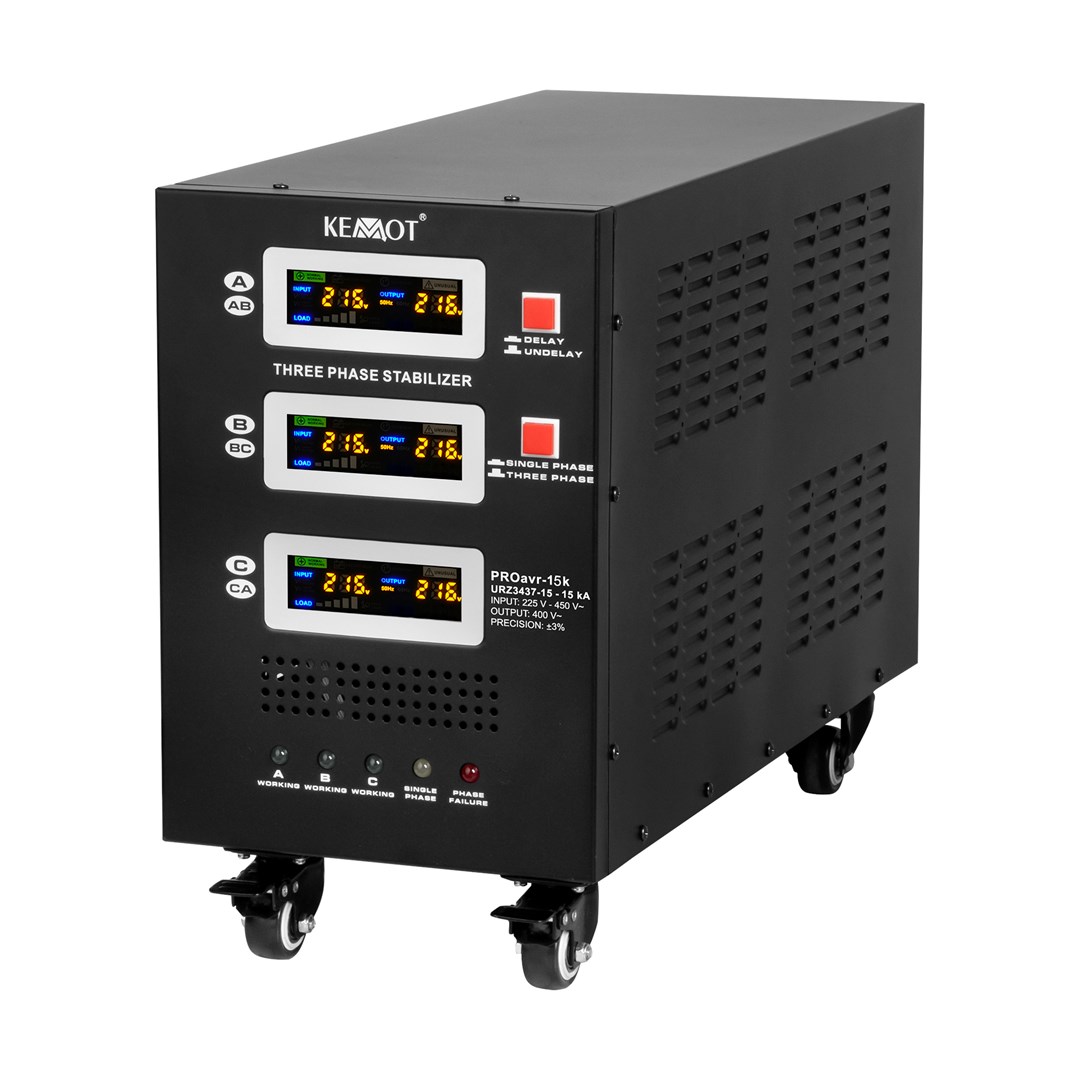 Trofazni stabilizator napona KEMOT PROavr-15k (15000 VA)-0