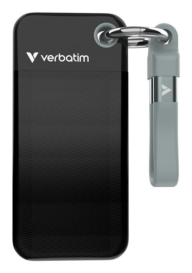 SSD VERBATIM Pocket 2TB USB-C 3.2 Gen 2 (Crna/Siva)