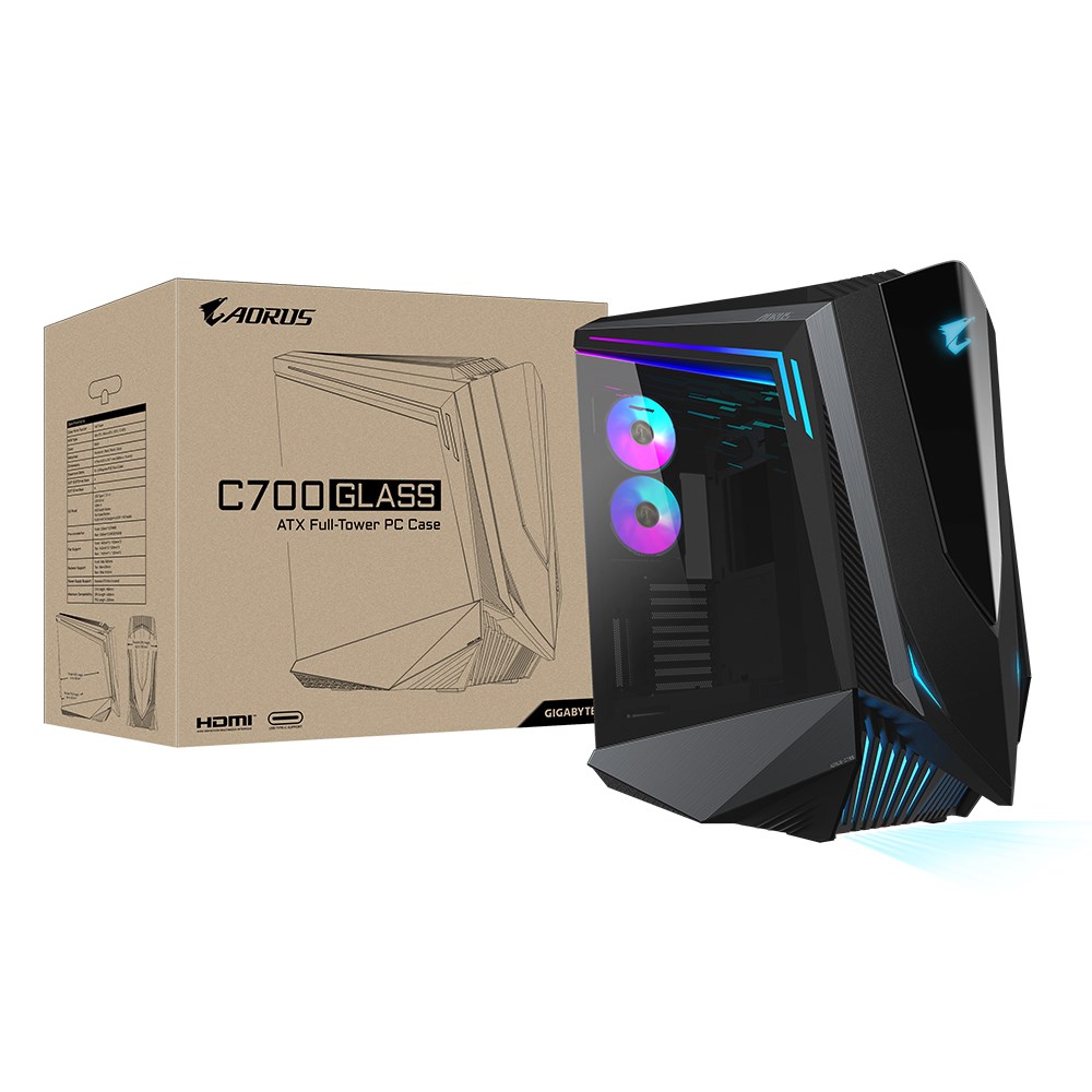 Kućište za računalo GIGABYTE AORUS C700 GLASS (ATX FullTower, bez napajanja, crno, prozirni panel)-2