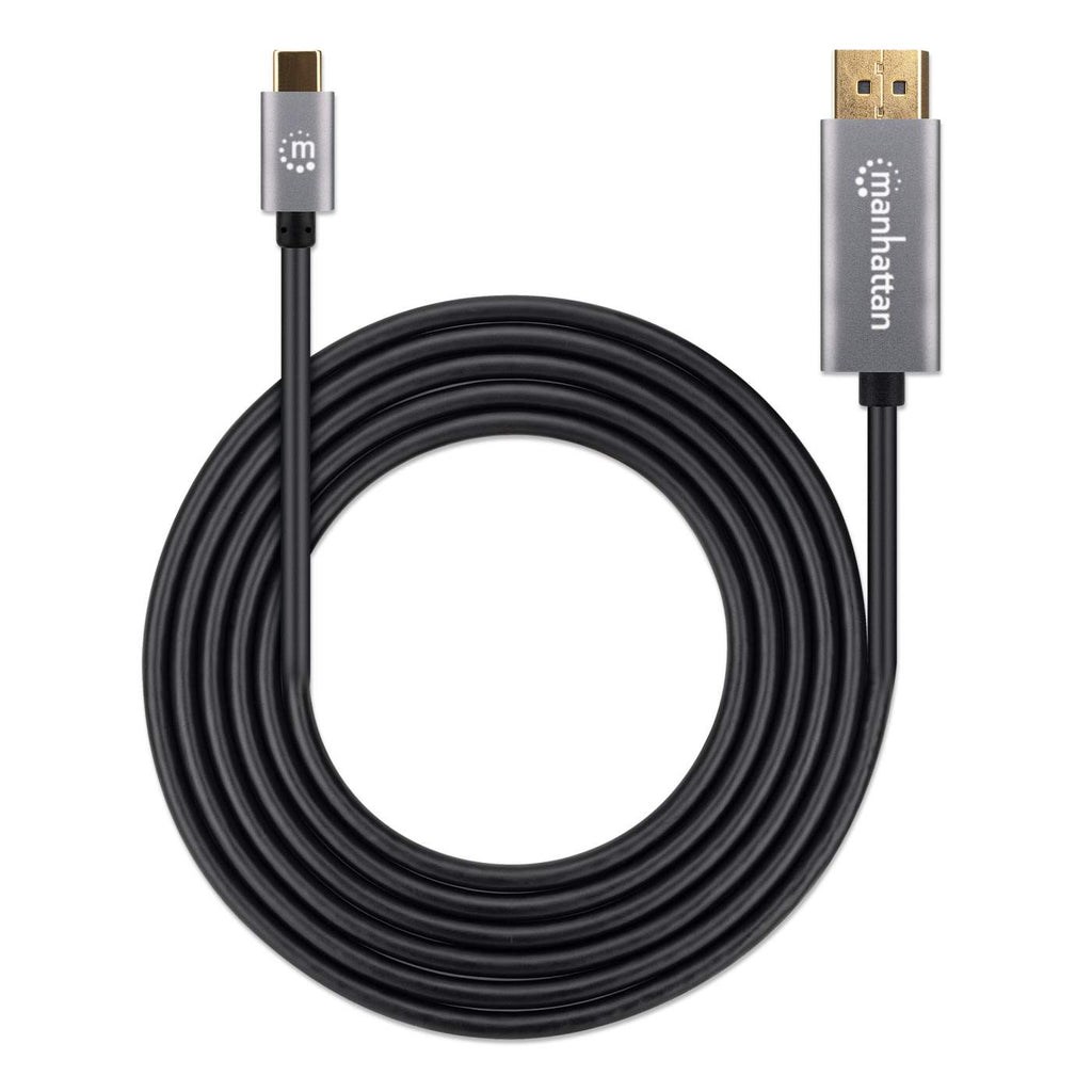 Adapter MANHATTAN 8K@60Hz USB-C auf DisplayPort 1.4 (2 m, 60 Hz, CE, RoHS, FCC)-4