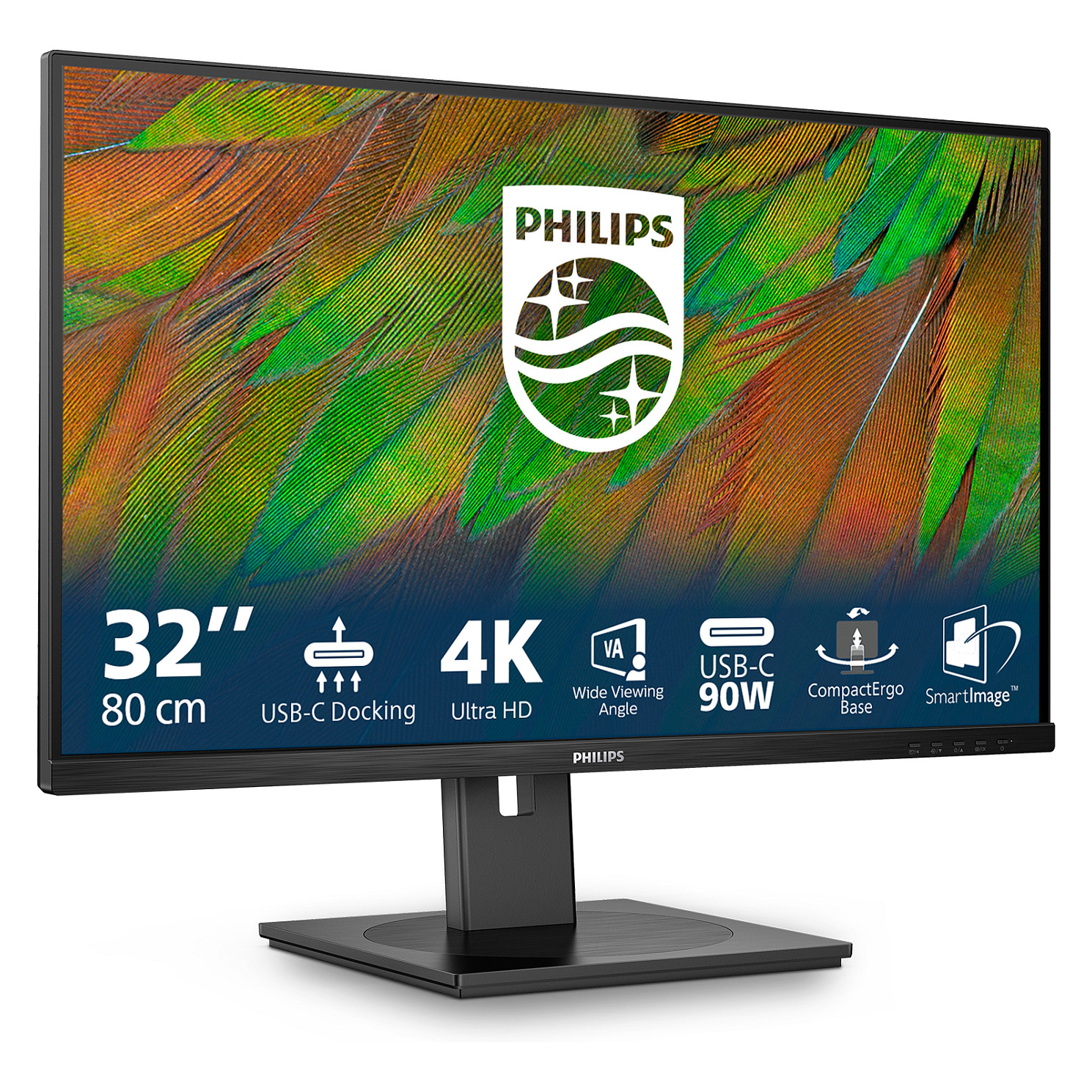 Monitor PHILIPS 32B1U3900/00 31.5" VA 4K UHD 60Hz 2xHDMI DP 5xUSB RJ-45 zvučnici-1