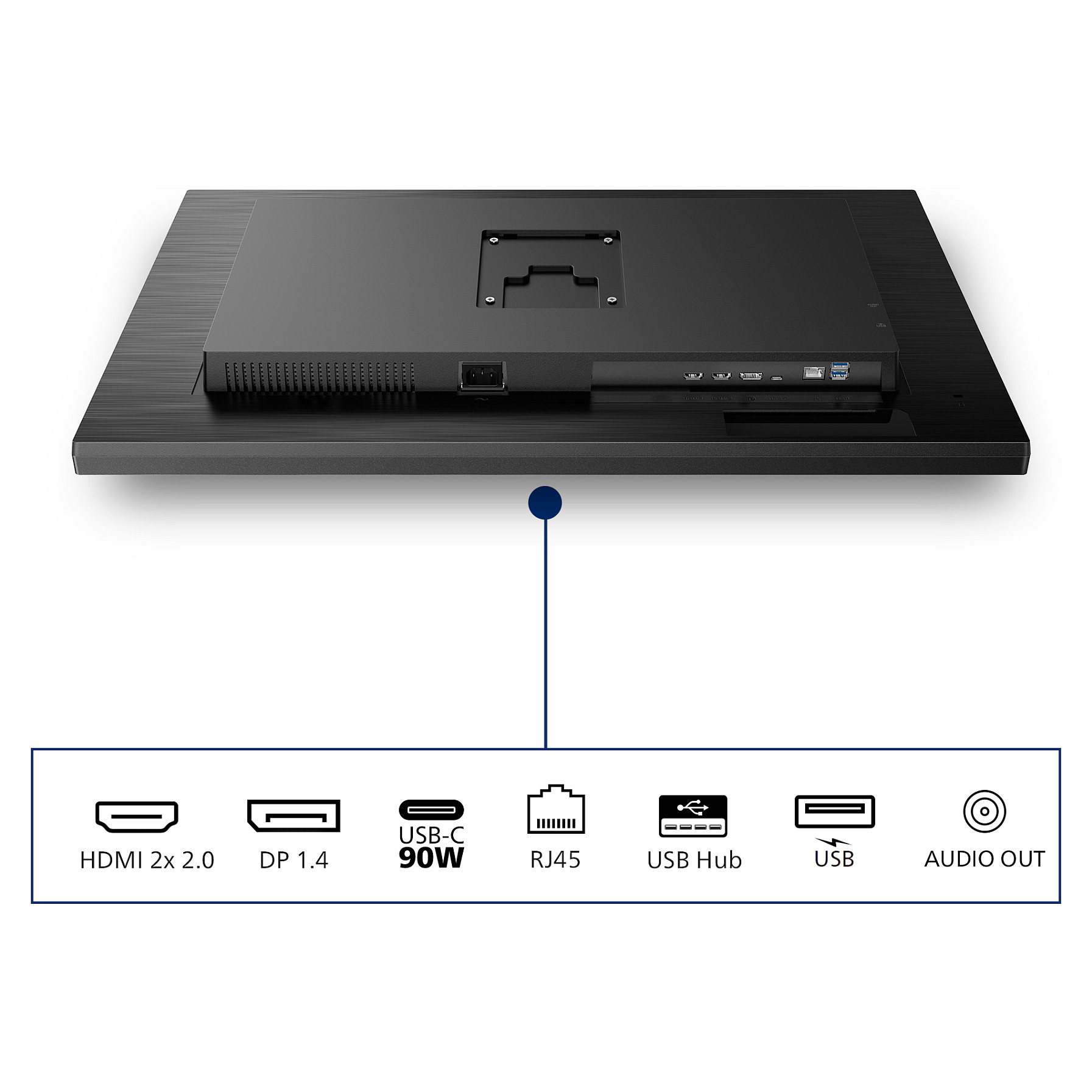 Monitor PHILIPS 32B1U3900/00 31.5" VA 4K UHD 60Hz 2xHDMI DP 5xUSB RJ-45 zvučnici-3