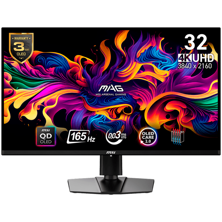 Monitor MSI MAG 321UP (31.5", 3840 x 2160, QD-OLED, 165 Hz, 1 ms, 178°, 15000001)-0