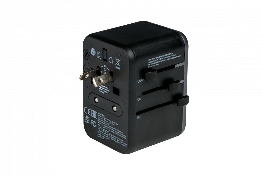 Univerzalni putni adapter VERBATIM UTA-04 (3xUSB-A, 2xUSB-C)-0
