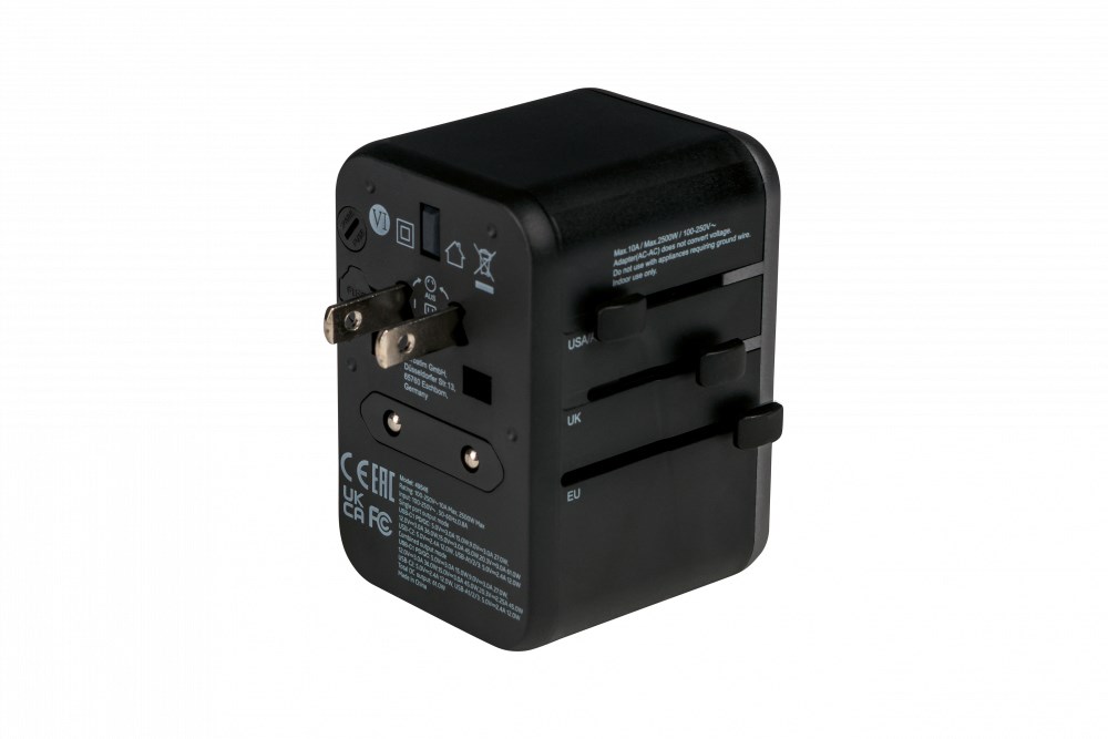 Univerzalni putni adapter VERBATIM UTA-04 (3xUSB-A, 2xUSB-C)-7