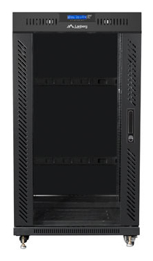 Rack ormar LANBERG FF01-6622-12B (19" 22U, 600x600mm, samostojeći, staklena vrata)-1