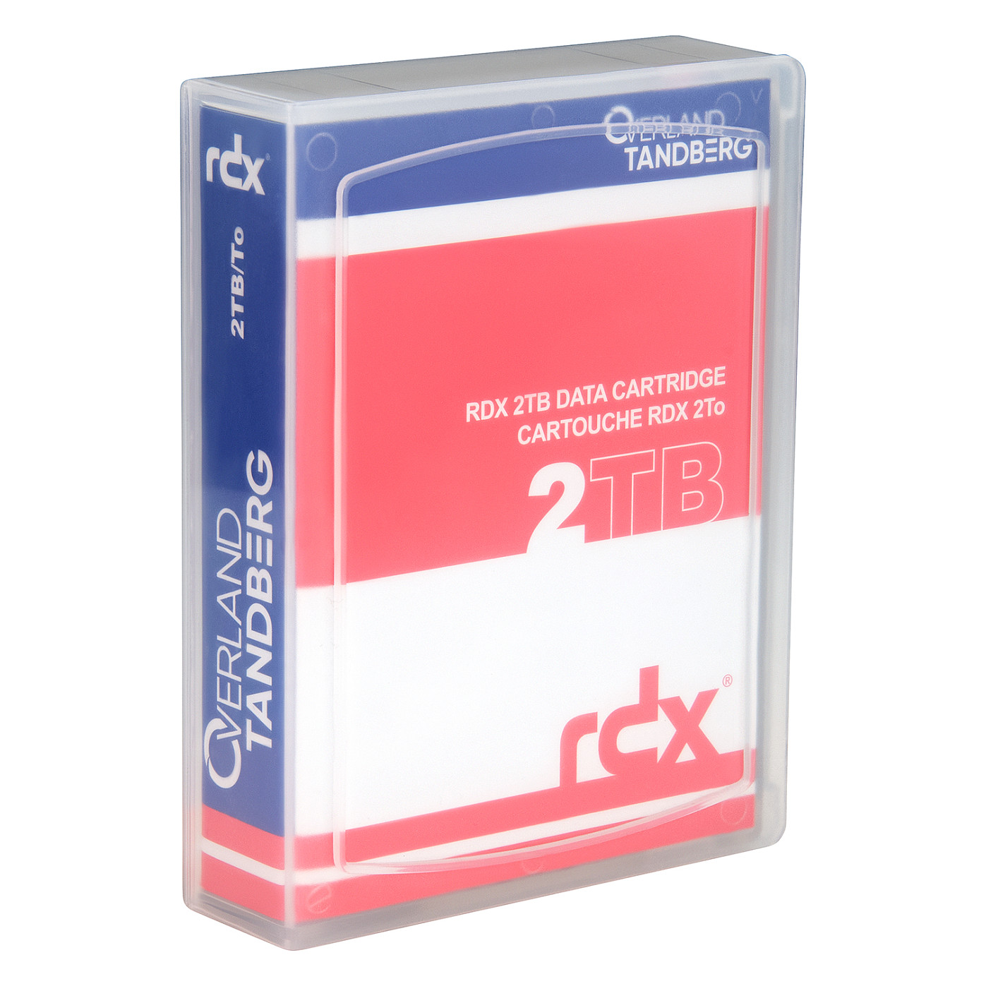 HDD OVERLAND-TANDBERG RDX 2TB CARTRIDGE (transfer rate 150 MB/s, native capacity 2 TB, seek time 15 ms, mean time between failures 550000 h)