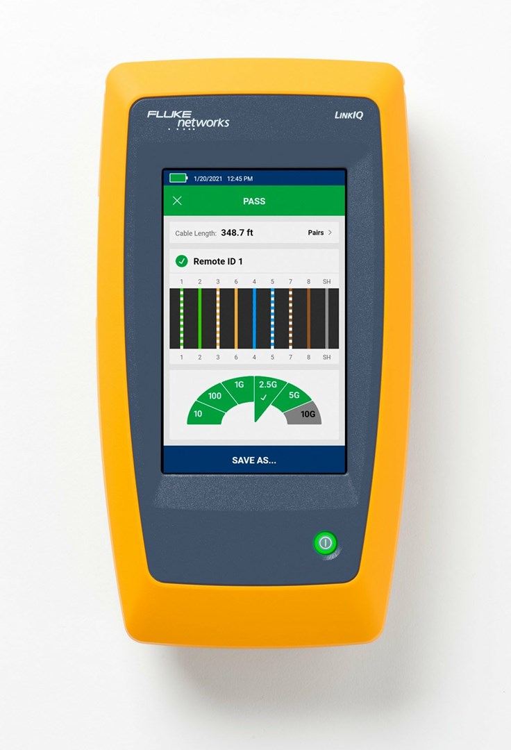Mrežni tester FLUKE LinkIQ (kvalifikacija kabela do 10G, dijagnostika mreže, PoE test)-0