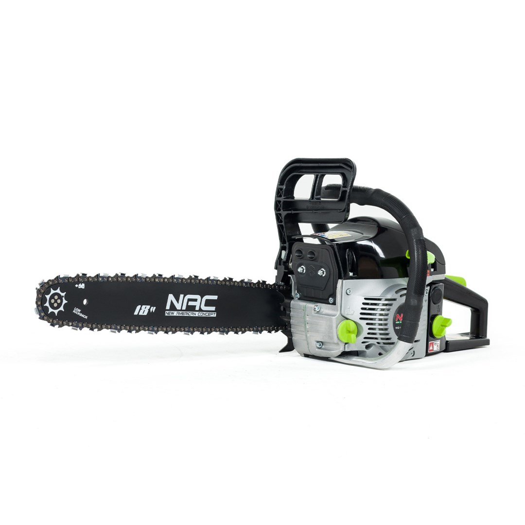 Motorna pila NAC CST52-45-01AC (boja narančasta, dužina lanca 45 cm, brzina lanca 20.8 m/s, razina zvučne snage 117 dB, zapremina motora 51 cm3, debljina lanca 1.5 mm, automatsko podmazivanje lanca da, kapacitet rezervoara za ulje 0.26 L, tip motora 2-taktni, korak lanca 0.325")-0