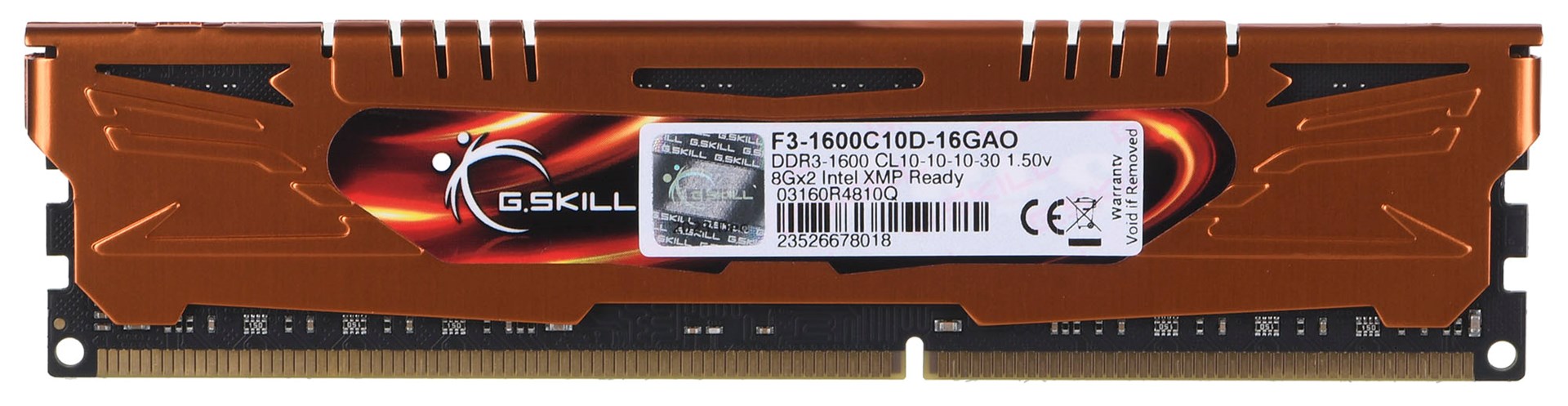 Memorija G.SKILL 16GB PC3-12800 Kit (DDR3, 16 GB: 2 x 8 GB, 1600 MHz)-6