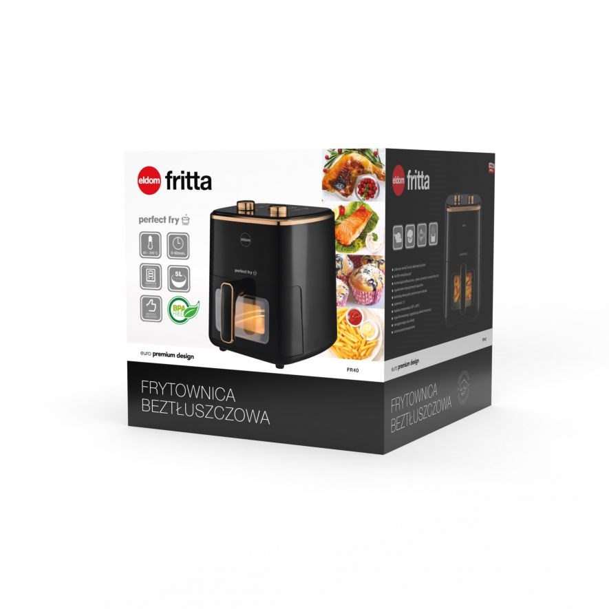 Friteza bez ulja ELDOM FRITTA (5.0 l, podesiva temperatura, sat, 1500 W)-2
